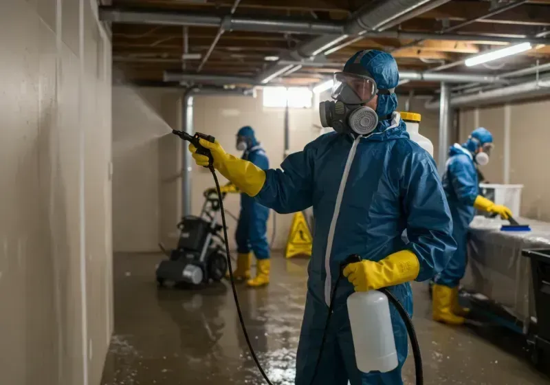 Basement Sanitization and Antimicrobial Treatment process in Limerick, ME